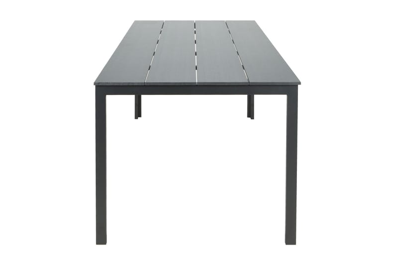 Tunis Spisebord Udendørs 205x90 cm Rektangulært - Sort/Sort - Havemøbler - Havebord - Spisebord & havebord