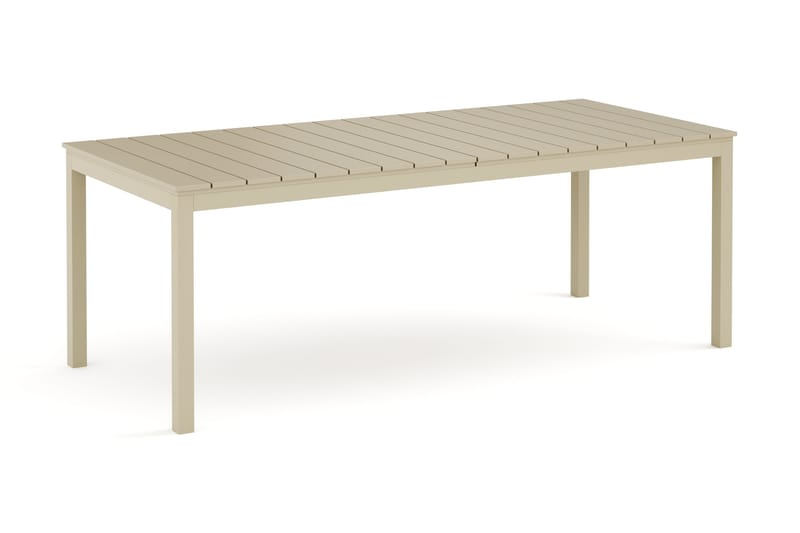 Tunis Udtræksbord Udendørs 205/305x90 cm Rektangulært - Beige - Havemøbler - Havebord - Spisebord & havebord