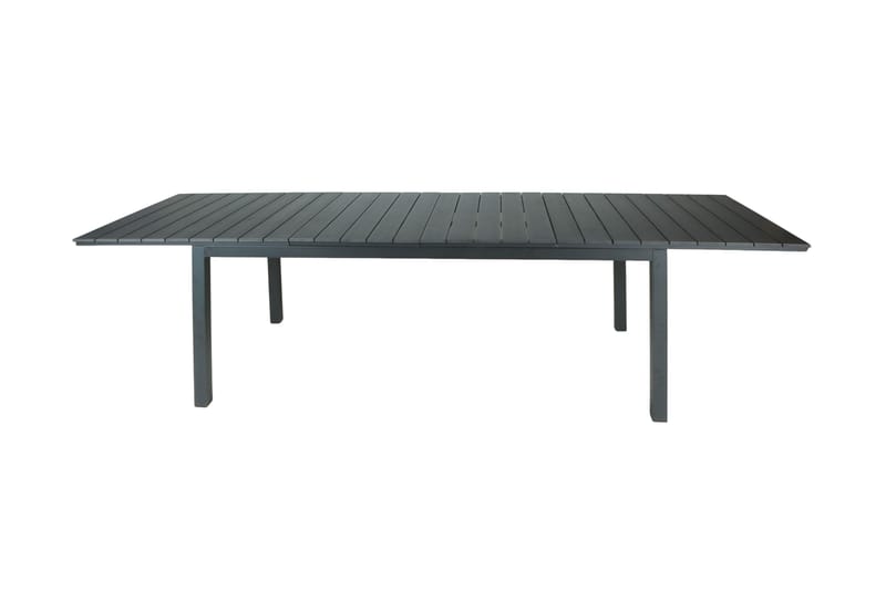 Tunis Udtræksbord Udendørs 205/305x90 cm Rektangulært - Sort - Havemøbler - Havebord - Spisebord & havebord