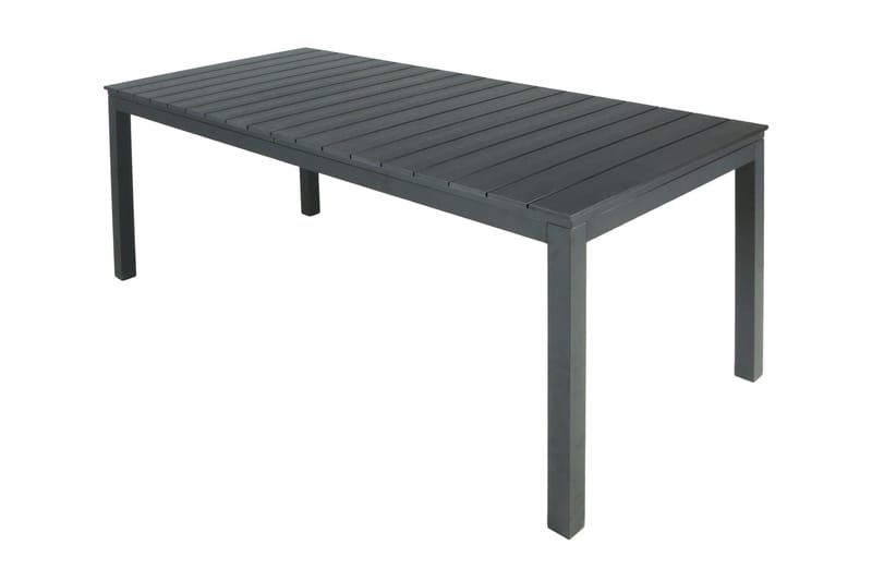 Tunis Udtræksbord Udendørs 205/305x90 cm Rektangulært - Sort - Havemøbler - Havebord - Spisebord & havebord