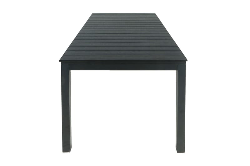 Tunis Udtræksbord Udendørs 205/305x90 cm Rektangulært - Sort - Havemøbler - Havebord - Spisebord & havebord