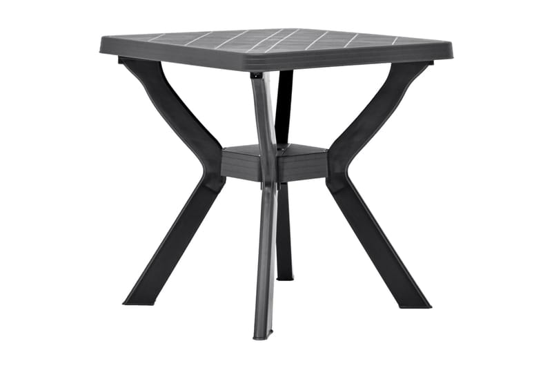 bistrobord 70 x 70 x 72 cm plastik antracitgrå - Grå - Aflastningsborde & bakkeborde udendørs