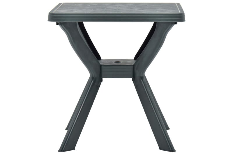 bistrobord 70 x 70 x 72 cm plastik grøn - Grøn - Havemøbler - Havebord - Aflastningsborde & bakkeborde udendørs