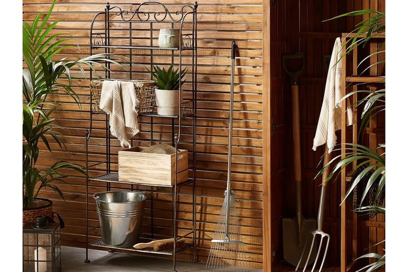 Carpinone Havereol 61x31 cm - Sort - Havemøbler - Havebord - Aflastningsborde & bakkeborde udendørs