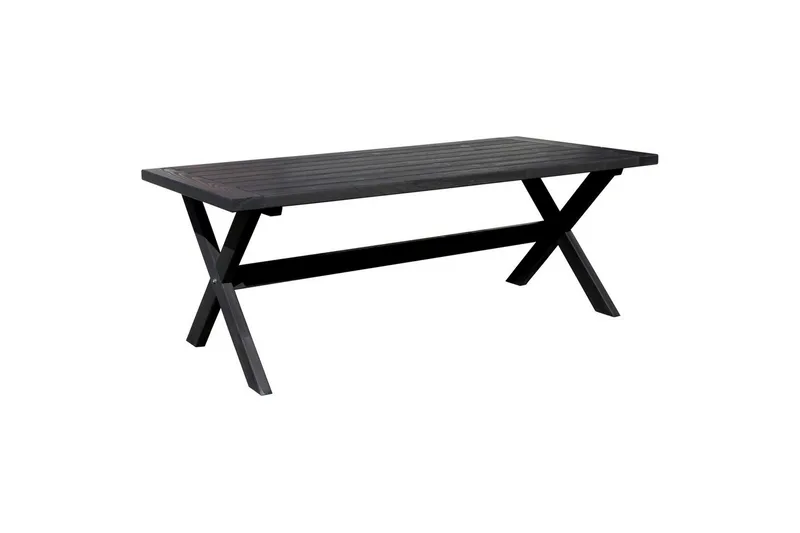 Udendørs bord Oxford 220 Sort, Sort