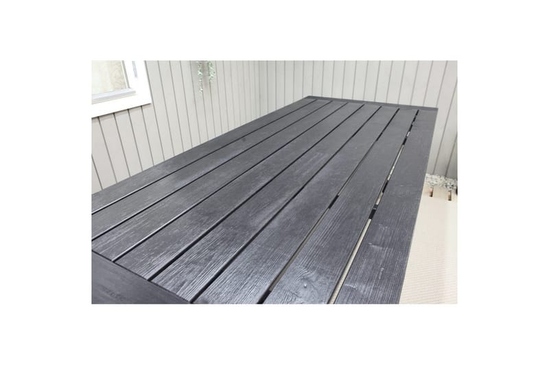 Udendørs bord Oxford 220 Sort - Sort - Havemøbler - Havebord - Spisebord & havebord