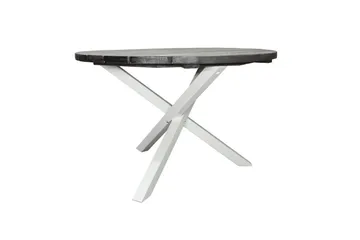 Udendørs Bord Scottsdale Round - Shabby Chic grå med hvide ben - Havemøbler - Havebord - Spisebord & havebord