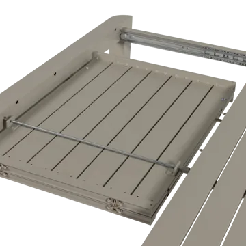 Udtræksbord Ovara 150 cm udendørs - Sand - Havemøbler - Havebord - Spisebord & havebord