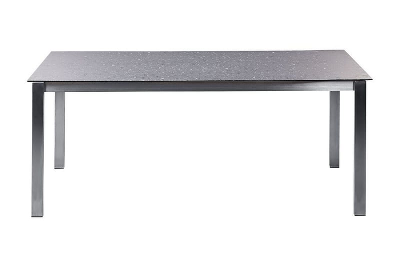 Zervo Spisebord 180x90 cm - Sort/Sølv - Havemøbler - Havebord - Spisebord & havebord