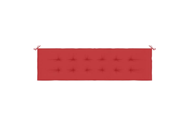 beBasic hynde til havebænk rød 180 x 50 x 3 cm - RÃ¸d - Hynder til bænk & havesofa