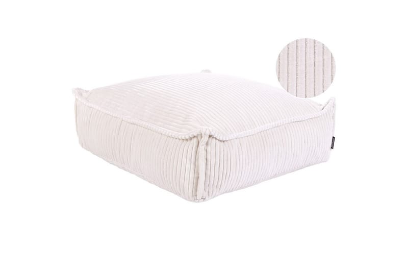 Gulvpude Allozai Beige - Beige - Havemøbler - Hynder - Siddehynder