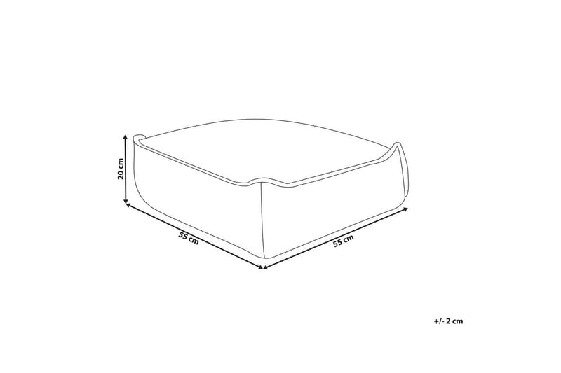 Gulvpude Allozai Rosa - Rosa - Havemøbler - Hynder - Siddehynder