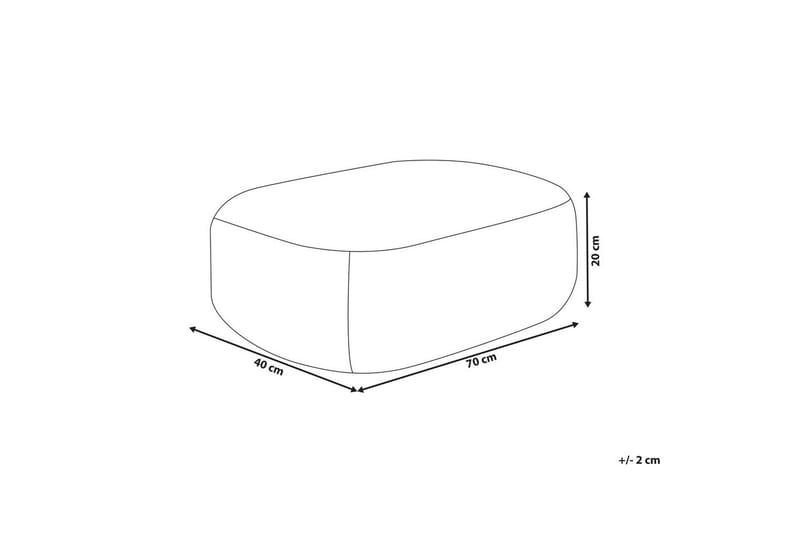 Gulvpude Isarda Sort - Sort - Møbler - Stole & lænestole - Taburet & skammel - Ottoman