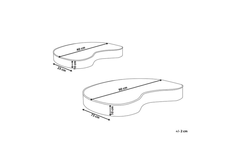 Gulvpude Nili Beige/Brun - Beige/Brun - Møbler - Stole & lænestole - Taburet & skammel - Ottoman