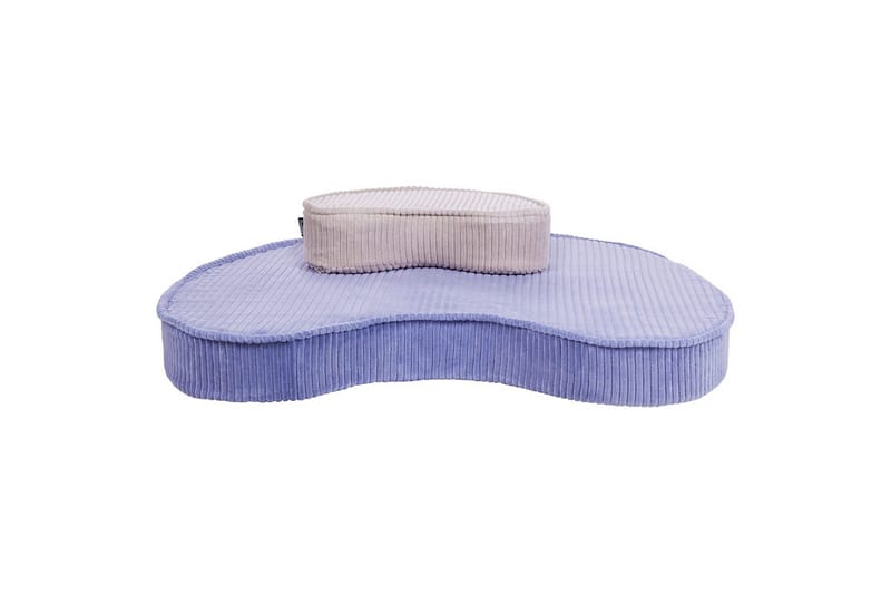 Gulvpude Nili Violet/Beige - Violet/Beige - Havemøbler - Hynder - Siddehynder