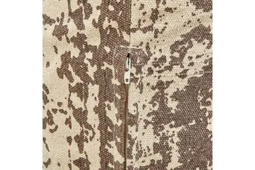Gulvpude Shasa Beige/Brun - Beige/Brun - Møbler - Stole & lænestole - Taburet & skammel - Ottoman