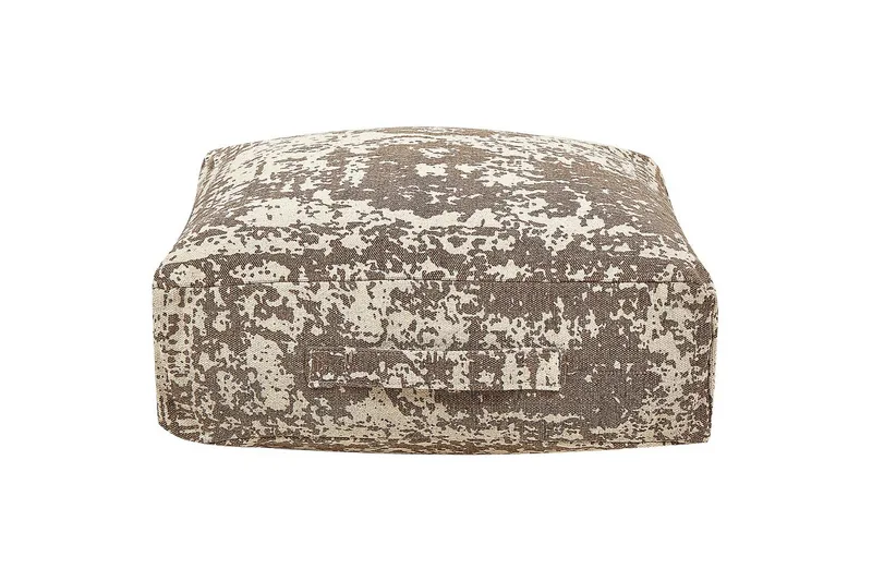 Gulvpude Shasa Beige/Brun - Beige/Brun - Møbler - Stole & lænestole - Taburet & skammel - Ottoman