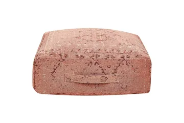 Gulvpude Shasa Rød - Rød - Møbler - Stole & lænestole - Taburet & skammel - Ottoman