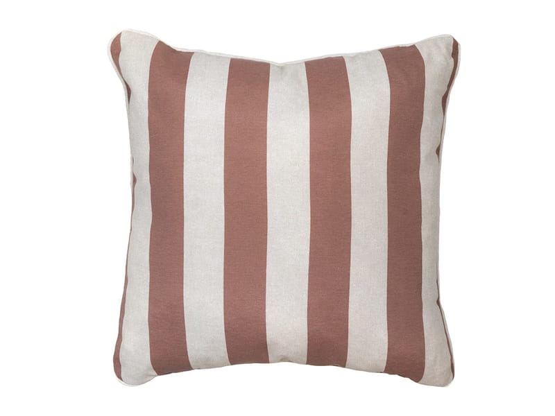 Hillerstorp hynde pyntepude 50x50 cm, Mocca stribet
