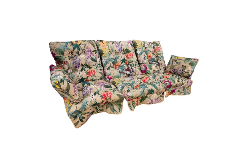 Amazonia puder til hængekøje 108x56x10 cm / 3 stk Beige blom, undefined