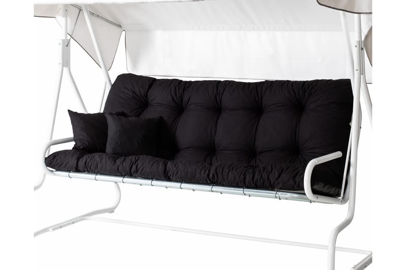Hængesofahynde til De Luxe/Monica/Suvi 71B 71B 160x70 cm Sor - Varax - Havemøbler - Hynder - Hængesofahynder