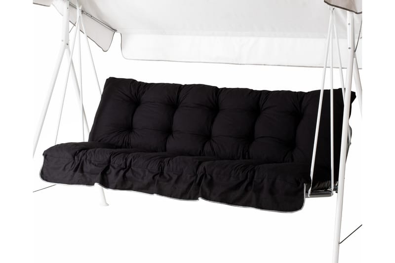Hængesofahynde til Riviera/Teneriffa 71B 160x50 cm Sort - Varax - Havemøbler - Hynder - Hængesofahynder