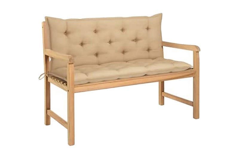 hynde til gyngesofa 180 cm stof beige - Beige - Hængesofahynder