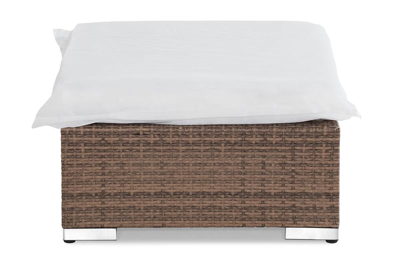 Bahamas Inderpude Ottoman/Bord, Hvid