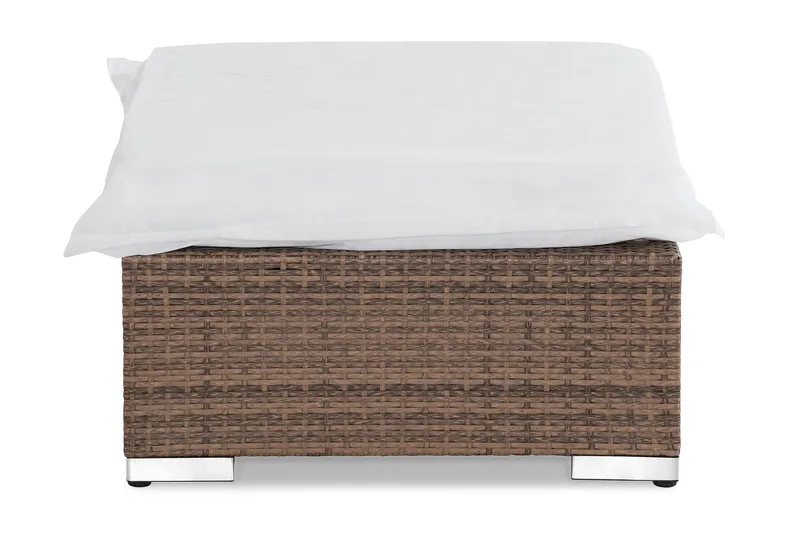 Bahamas Inderpude Ottoman/Bord, Hvid