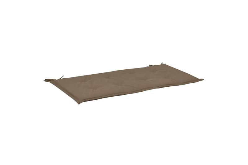 hynde til havebænk 100x50x3 cm gråbrun - Brun - Hynder til bænk & havesofa