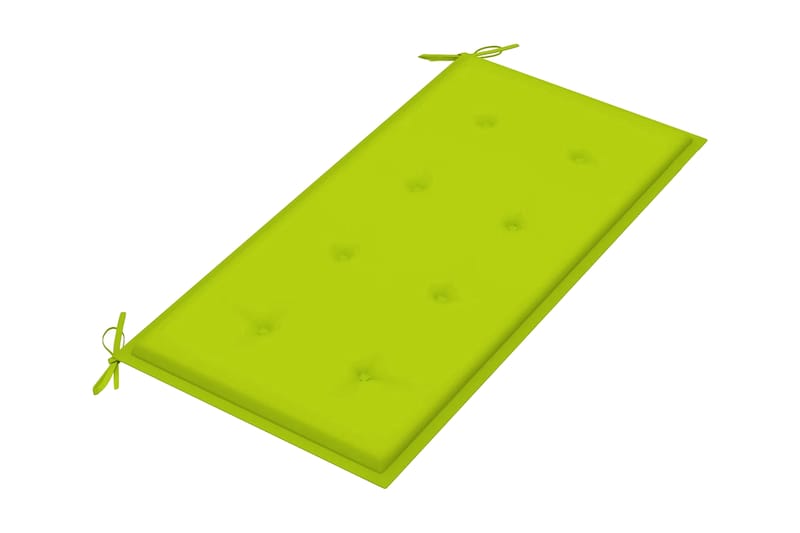 Hynde Til Havebænk 100x50x4 cm Stof Lysegrøn - Grøn - Havemøbler - Hynder - Hynder til bænk & havesofa