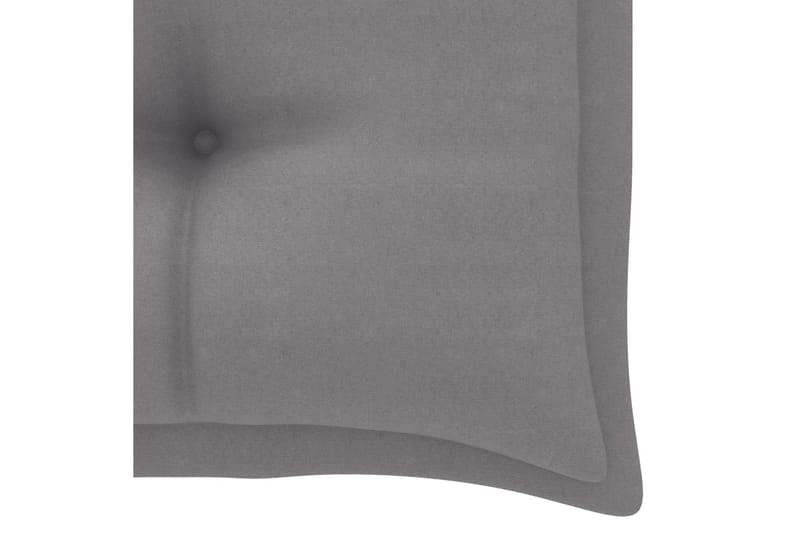 Hynde til havebænk 100x50x7 cm stof grå - Grå - Havemøbler - Hynder - Hynder til bænk & havesofa