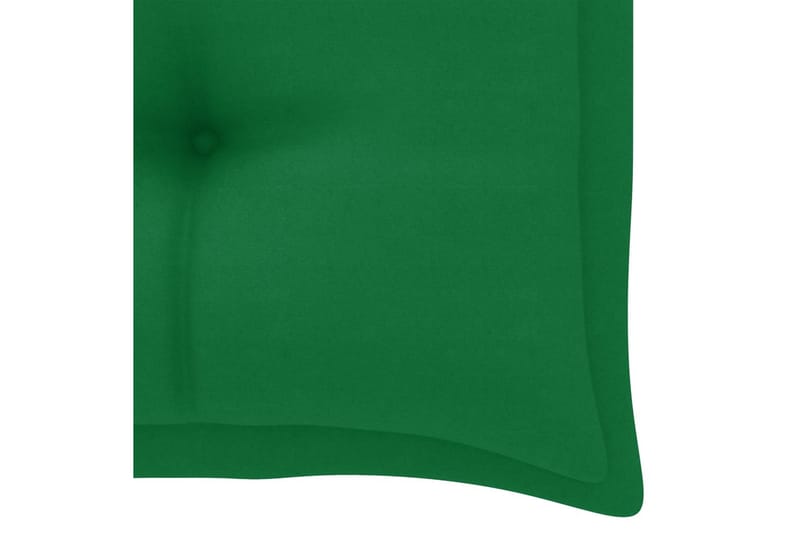 Hynde til havebænk 100x50x7 cm stof grøn - Grøn - Hynder til bænk & havesofa
