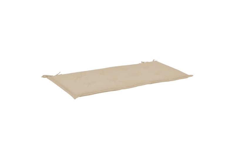 hynde til havebænk 120 x 50 x 3 cm beige - Beige - Havemøbler - Hynder - Hynder til bænk & havesofa
