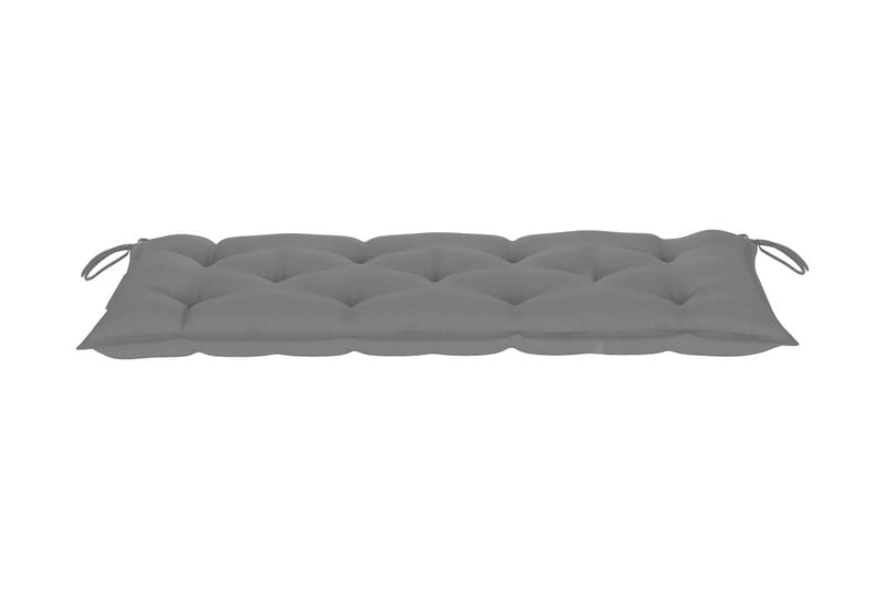 Hynde til havebænk 120x50x7 cm stof grå - Grå - Havemøbler - Hynder - Hynder til bænk & havesofa