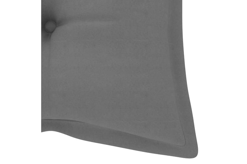 Hynde til havebænk 120x50x7 cm stof grå - Grå - Havemøbler - Hynder - Hynder til bænk & havesofa