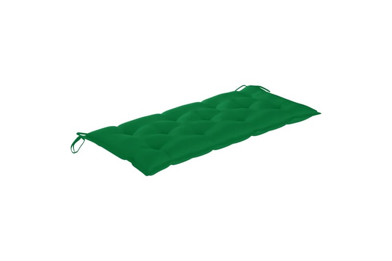 Hynde til havebænk 120x50x7 cm stof grøn - Grøn - Hynder til bænk & havesofa