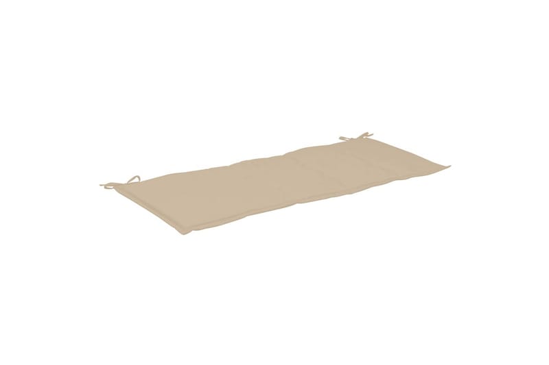 hynde til havebænk 150 x 50 x 3 cm beige - Beige - Havemøbler - Hynder - Hynder til bænk & havesofa