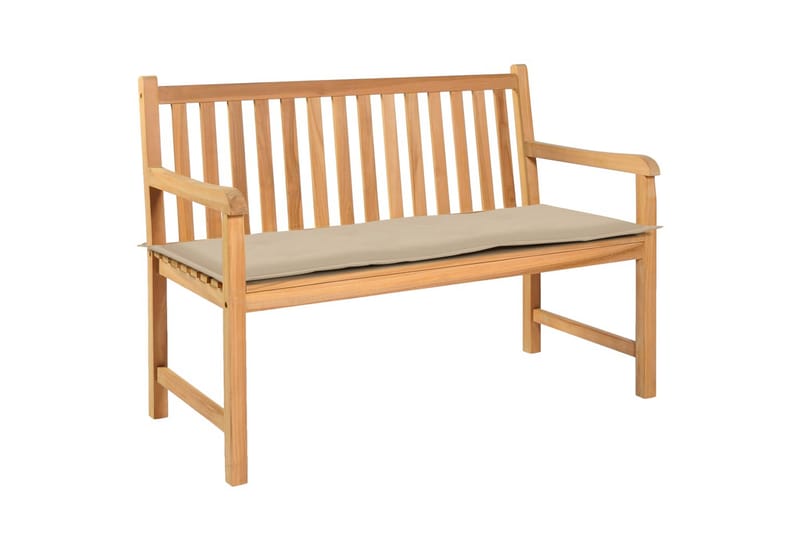 hynde til havebænk 150 x 50 x 3 cm beige - Beige - Havemøbler - Hynder - Hynder til bænk & havesofa