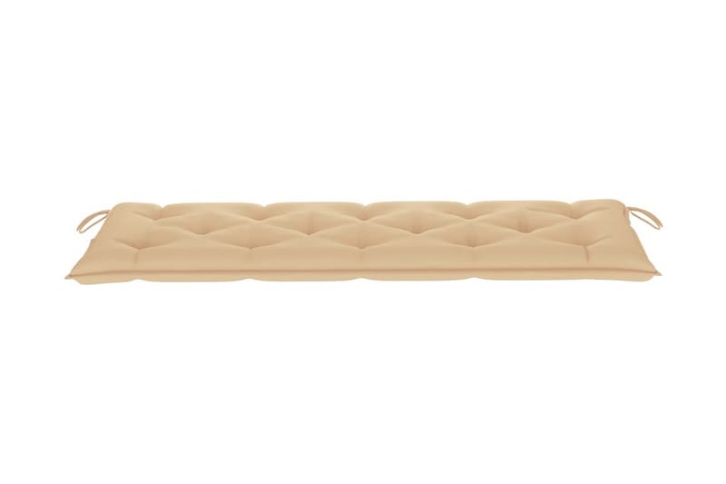 Hynde til havebænk 150x50x7 cm stof beige - Beige - Havemøbler - Hynder - Hynder til bænk & havesofa