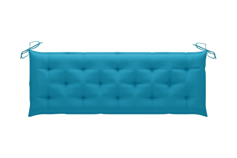 Hynde til havebænk 150x50x7 cm stof blå - Blå - Havemøbler - Hynder - Hynder til bænk & havesofa