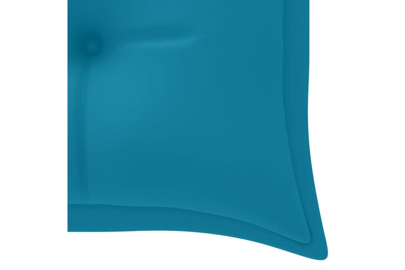 Hynde til havebænk 150x50x7 cm stof blå - Blå - Hynder til bænk & havesofa