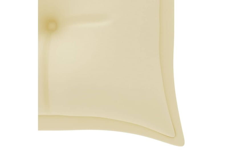 Hynde til havebænk 150x50x7 cm stof cremehvid - Creme - Havemøbler - Hynder - Hynder til bænk & havesofa