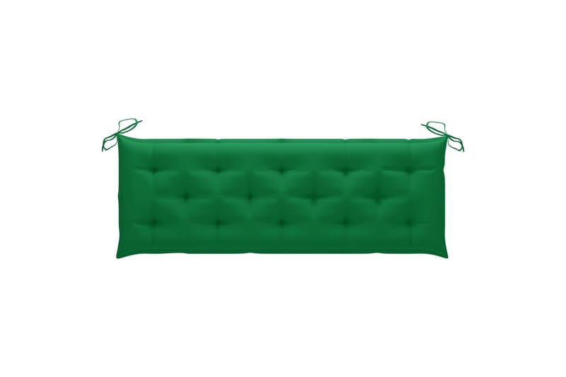Hynde til haveb�ænk 150x50x7 cm stof grøn - Grøn - Havemøbler - Hynder - Hynder til bænk & havesofa