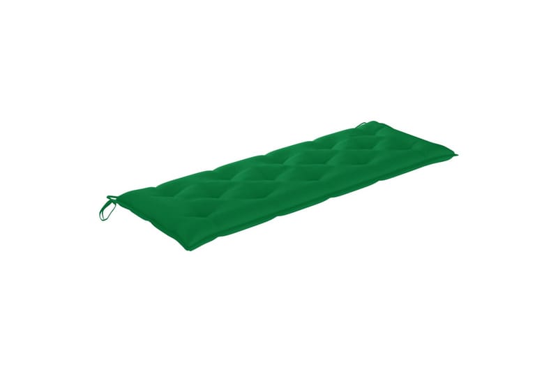 Hynde til havebænk 150x50x7 cm stof grøn - Grøn - Hynder til bænk & havesofa