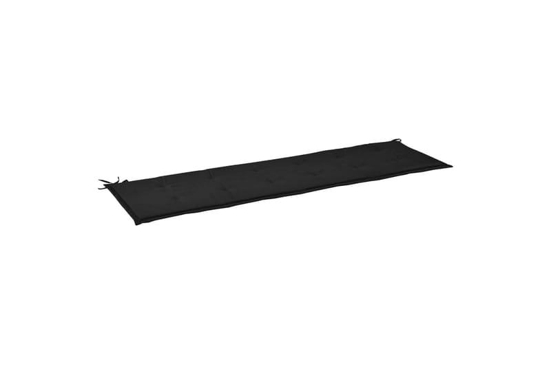 Hynde Til Havebænk 180x50x3 cm Sort - Sort - Havemøbler - Hynder - Hynder til bænk & havesofa