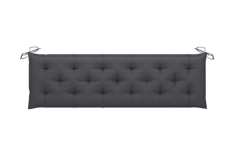Hynde til havebænk 180x50x7 cm stof antracitgrå - Antracit - Havemøbler - Hynder - Hynder til bænk & havesofa
