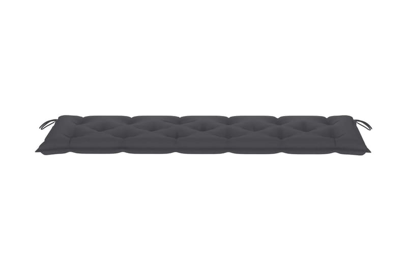Hynde til havebænk 180x50x7 cm stof antracitgrå - Antracit - Havemøbler - Hynder - Hynder til bænk & havesofa