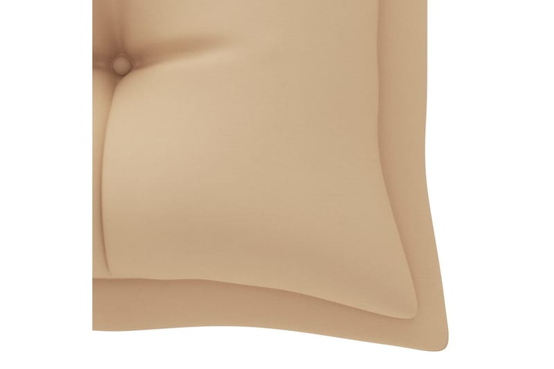 Hynde til havebænk 180x50x7 cm stof beige - Beige - Havemøbler - Hynder - Hynder til bænk & havesofa