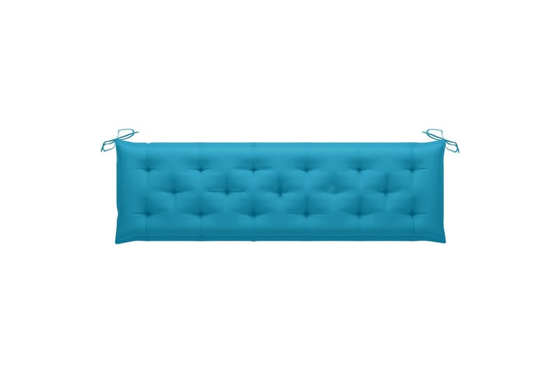 hynde til havebænk 180x50x7 cm stof blå - Blå - Havemøbler - Hynder - Hynder til bænk & havesofa